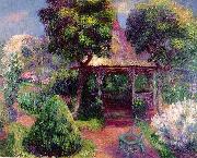 William Glackens Garden at Hartford oil on canvas